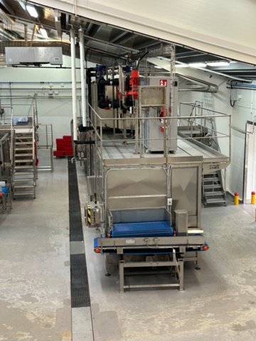 1343881-2 Komplett Turatti tork- och kyl-linje för sallad och bladgrönsaker