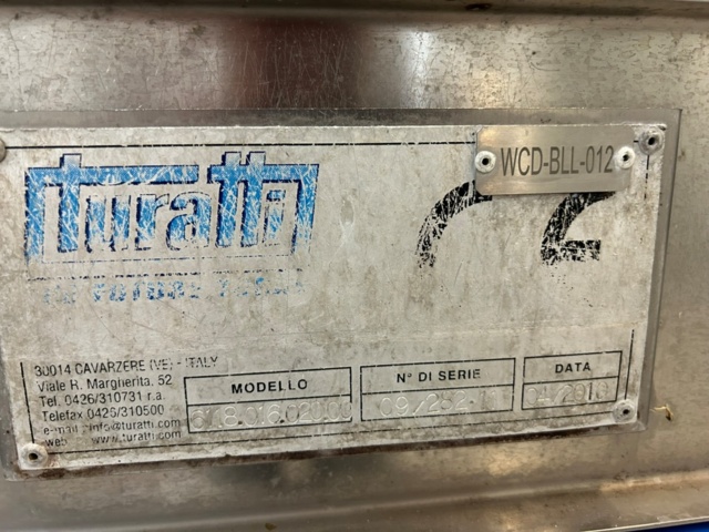 1343881-5 Komplett Turatti tork- och kyl-linje för sallad och bladgrönsaker