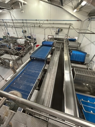 1343881-29 Komplett Turatti tork- och kyl-linje för sallad och bladgrönsaker