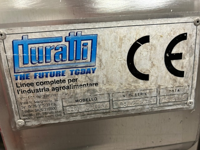 1343881-31 Komplett Turatti tork- och kyl-linje för sallad och bladgrönsaker