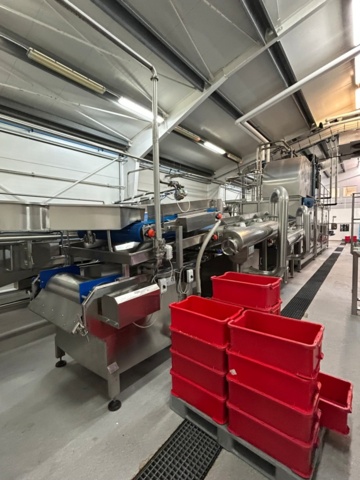 1343881-33 Komplett Turatti tork- och kyl-linje för sallad och bladgrönsaker