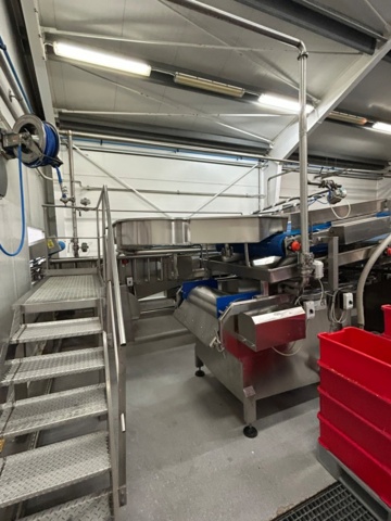 1343881-34 Komplett Turatti tork- och kyl-linje för sallad och bladgrönsaker