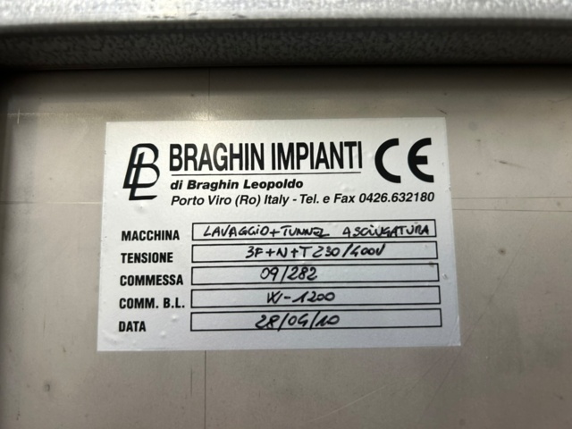 1343881-56 Komplett Turatti tork- och kyl-linje för sallad och bladgrönsaker