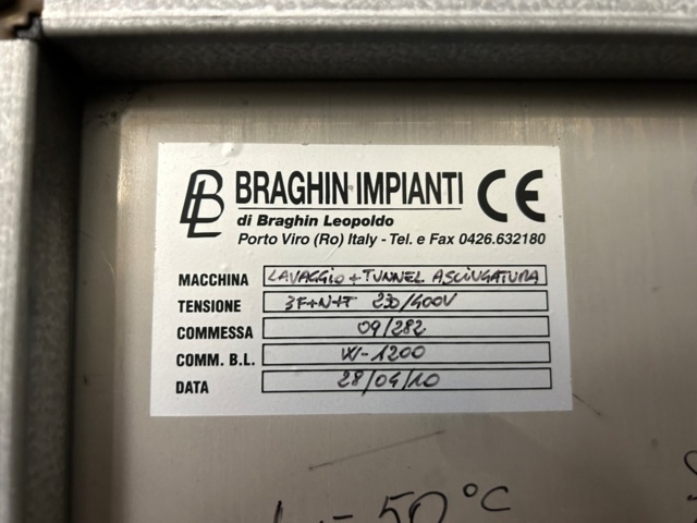 1343881-59 Komplett Turatti tork- och kyl-linje för sallad och bladgrönsaker