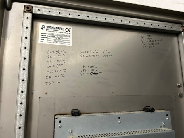 1343881-60 Komplett Turatti tork- och kyl-linje för sallad och bladgrönsaker