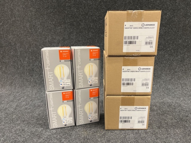 12 LED lamps Ledvance Filament Classic A 60 E27 Dimmable - PS Auction ...