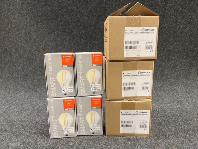 12 LED lamps Ledvance Filament Classic A 60 E27 Dimmable - PS Auction ...