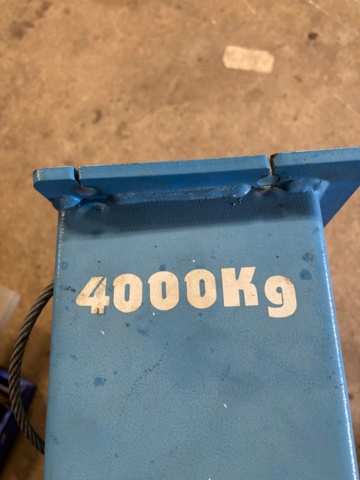 1410672-4 Tvåpelarlyft 4 ton, 2 st