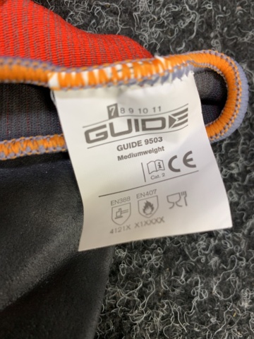 1429774-6 9 st Arbetshandskar Guide 9504 & 9503, Strl 7