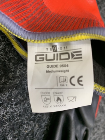 1429776-4 12 st Arbetshandskar Guide 9504 & 9503, Strl 9