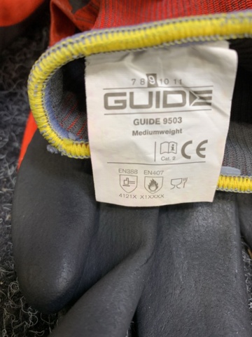 1429776-6 12 st Arbetshandskar Guide 9504 & 9503, Strl 9