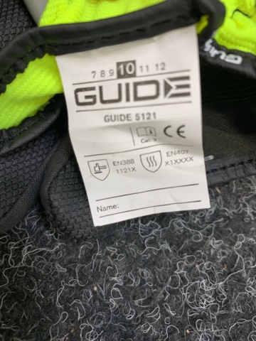 1429780-4 6 st Arbetshandskar Guide 5121, Strl 10