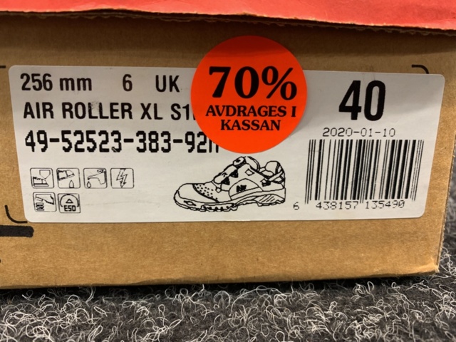 1430755-5 Skyddsskor Sielvi Air Roller XL S1P, Strl 40