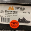 1430759-5 Skyddsskor Monitor MIG Boa, Strl 40