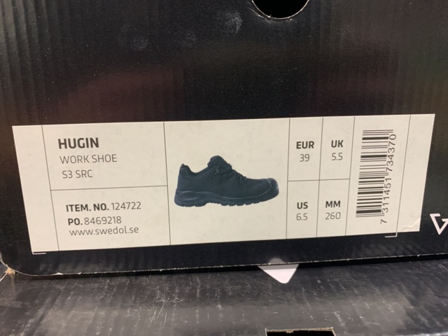 1430763-5 Skyddsskor Gesto Hugin S3 SRC, Strl 39