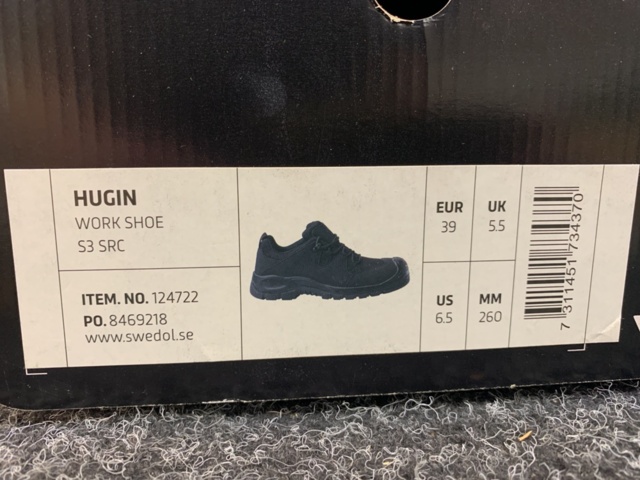1430766-5 Skyddsskor Gesto Hugin S3 SRC, Strl 39