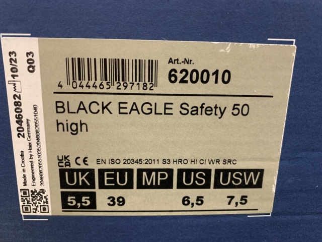 1430930-5 Skyddskängor Haix Eagle, Strl 39