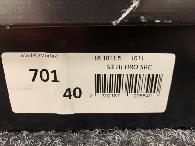 1430934-5 Skyddsskor Arbesko 701, Strl 40