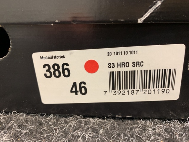 1430942-5 Skyddsskor Arbesko 386, Strl 46