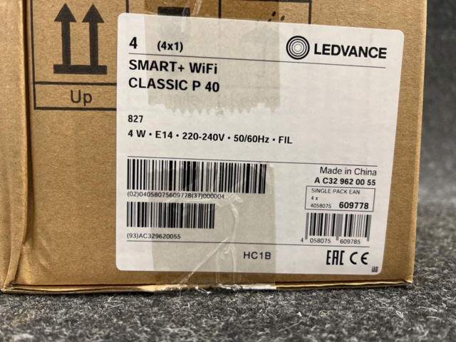 1241494-8 8 st LED-lampor Ledvance Filament Classic P 40 E14 Dimmable