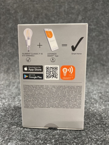 1241499-5 8 st LED-lampor Ledvance Filament Classic P 40 E14 Dimmable