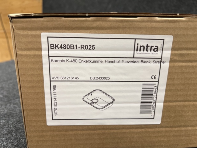 1422933-13 Diskho Intra Barents BK480B1-R025 Insatsbänk