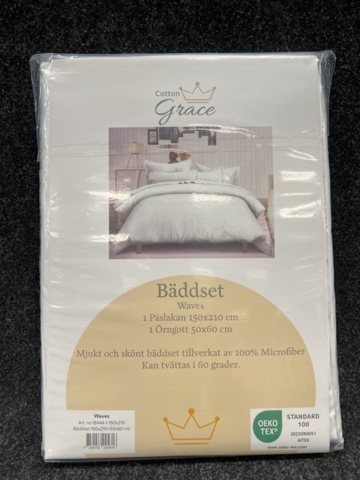 1336910-3 2 st Bäddset Cotton Grace, Waves
