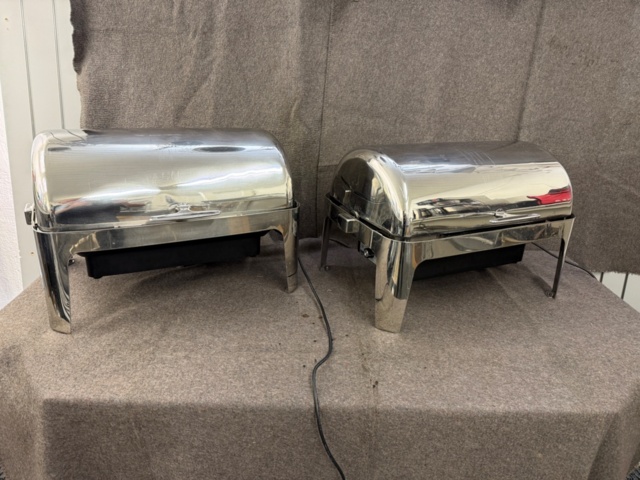 1176521-1 2 st Sunnex chafing dish. Testade, fungerar