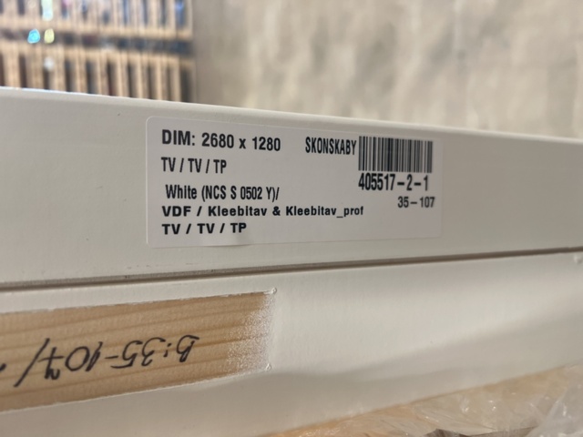 1416336-10 Glass part 2680x1280 Transport damaged