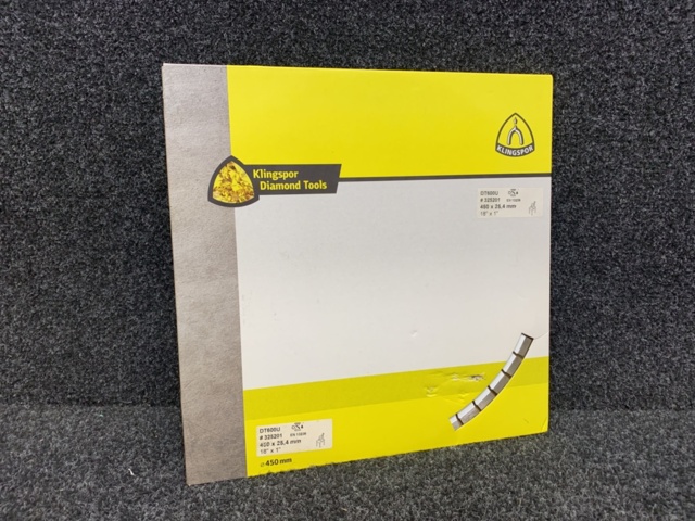 1429714-1 Diamantkapskiva Klingspor DT600 U 450x25,4 mm