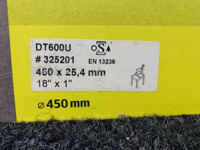 1429714-2 Diamantkapskiva Klingspor DT600 U 450x25,4 mm