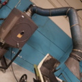 1403969-1 Nederman Extraction system on stand – complete with hose and filter