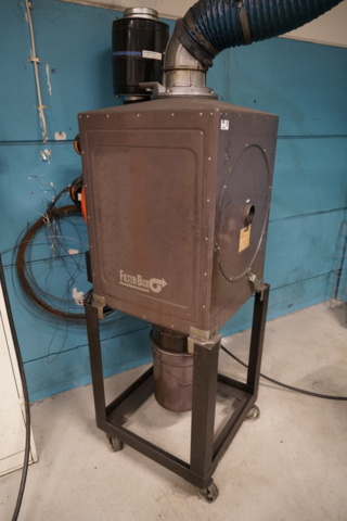 1403969-4 Nederman Extraction system on stand – complete with hose and filter