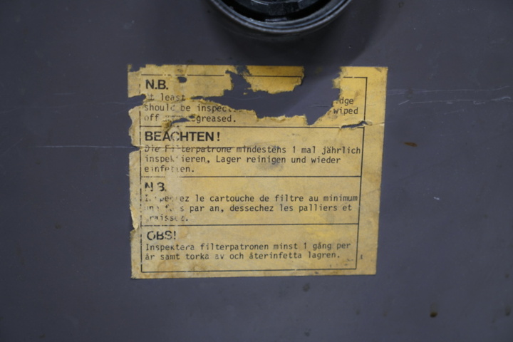 1403969-13 Nederman Extraction system on stand – complete with hose and filter