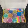 1431889-9 Slime-kit, stressbollar, tetris m.m.