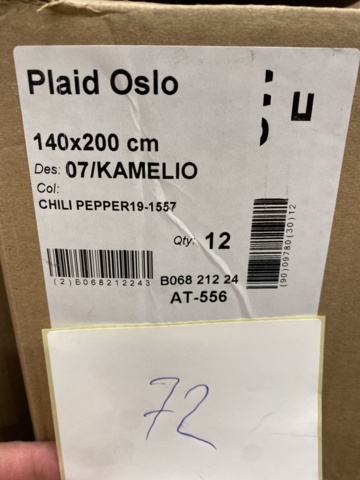 1429031-13 513 st Ullplädar, 140x200 cm