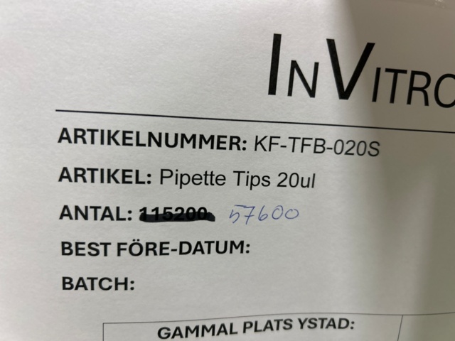 1368033-12 Stort parti med laboratorietillbehör och utrustning - ca 700 000 artiklar