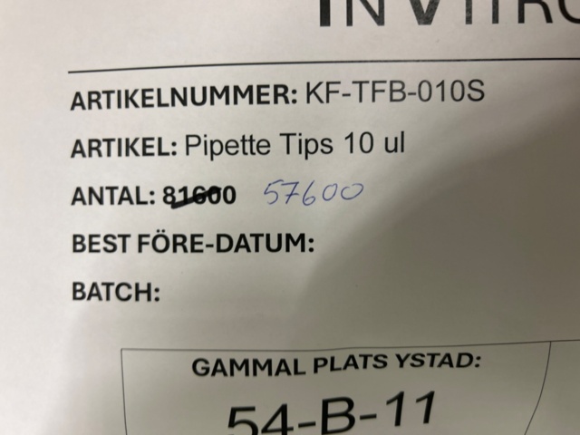 1368033-15 Stort parti med laboratorietillbehör och utrustning - ca 700 000 artiklar