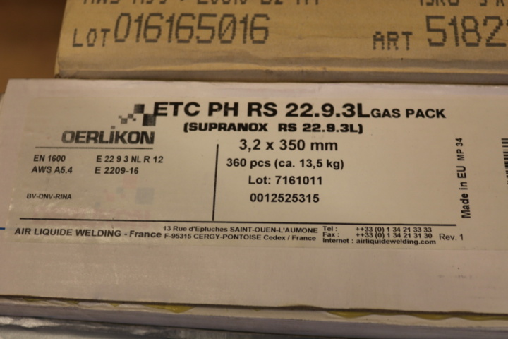 1416625-16 Svetselektroder