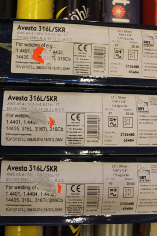 1416626-12 Svetselektroder