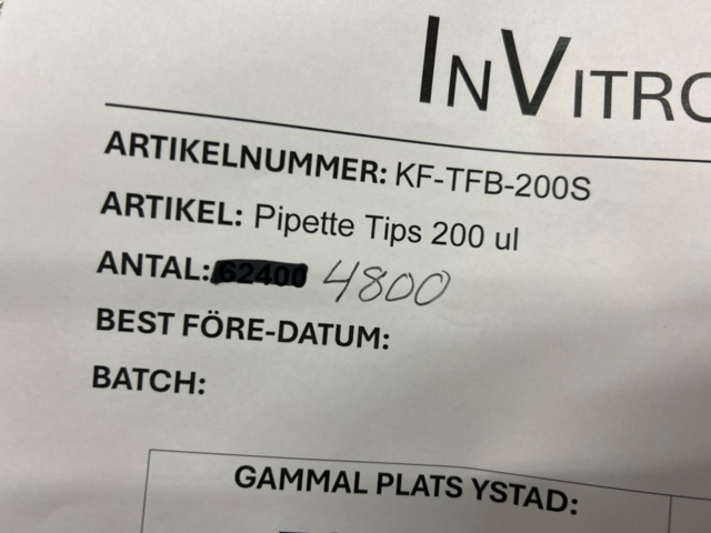 1368033-50 Stort parti med laboratorietillbehör och utrustning - ca 700 000 artiklar