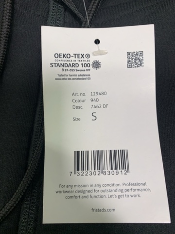 1431833-4 Huvtröja Fristads 129480, Strl S