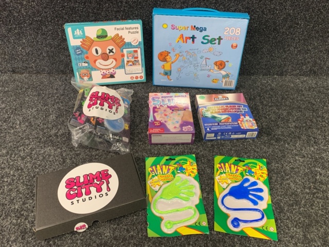 1431962-1 Slime-kit, målarkit m.m.