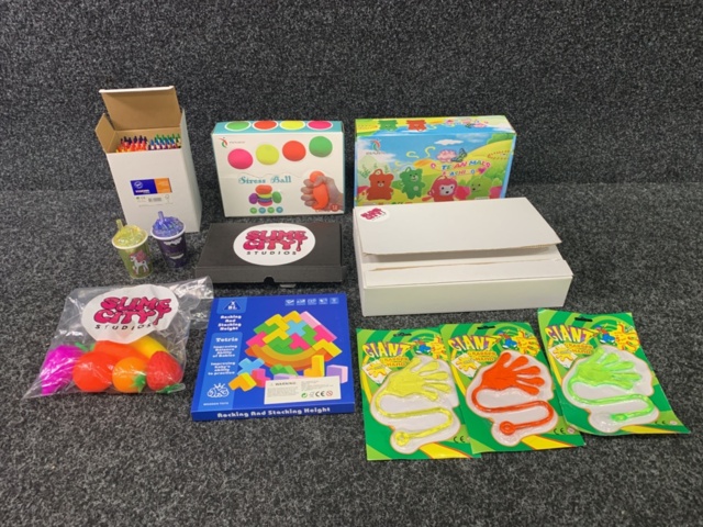 1431974-1 Slime-kit, tetris, stressbollar m.m.