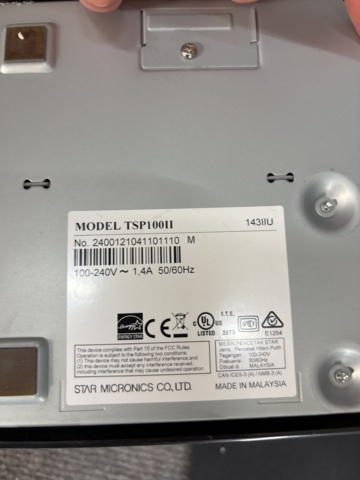 1420905-7 Cash register system with receipt printer - FEC PP-1635 and Star Micronics