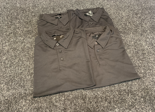 1430747-2 4 st Pikétröjor Fristads 100215, Strl M