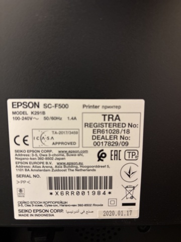 1372936-3 Epson SureColor SC-F500 Sublimation Printer