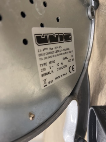 1432167-7 Kaffekvarn, Unic Macap M700