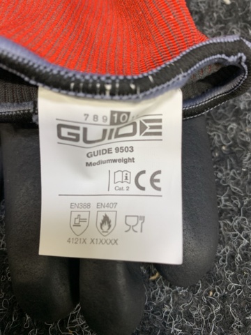 1429778-4 9 st Arbetshandskar Guide 9504 & 9503, Strl 10