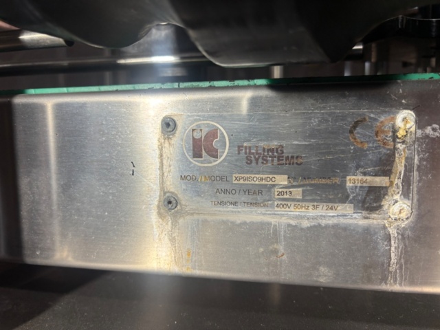 1373447-25 Fyllnings- och kapsyleringsmaskin – IC Filling Systems XP9ISO9HDC